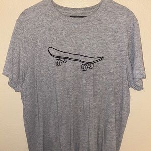 Gray Short sleeve tee shirt